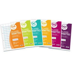 BLASETTI RICAMBI DIDATTICI A4 100 GR QUADRETTI 0Q+ 40 FOGLI BIANCO